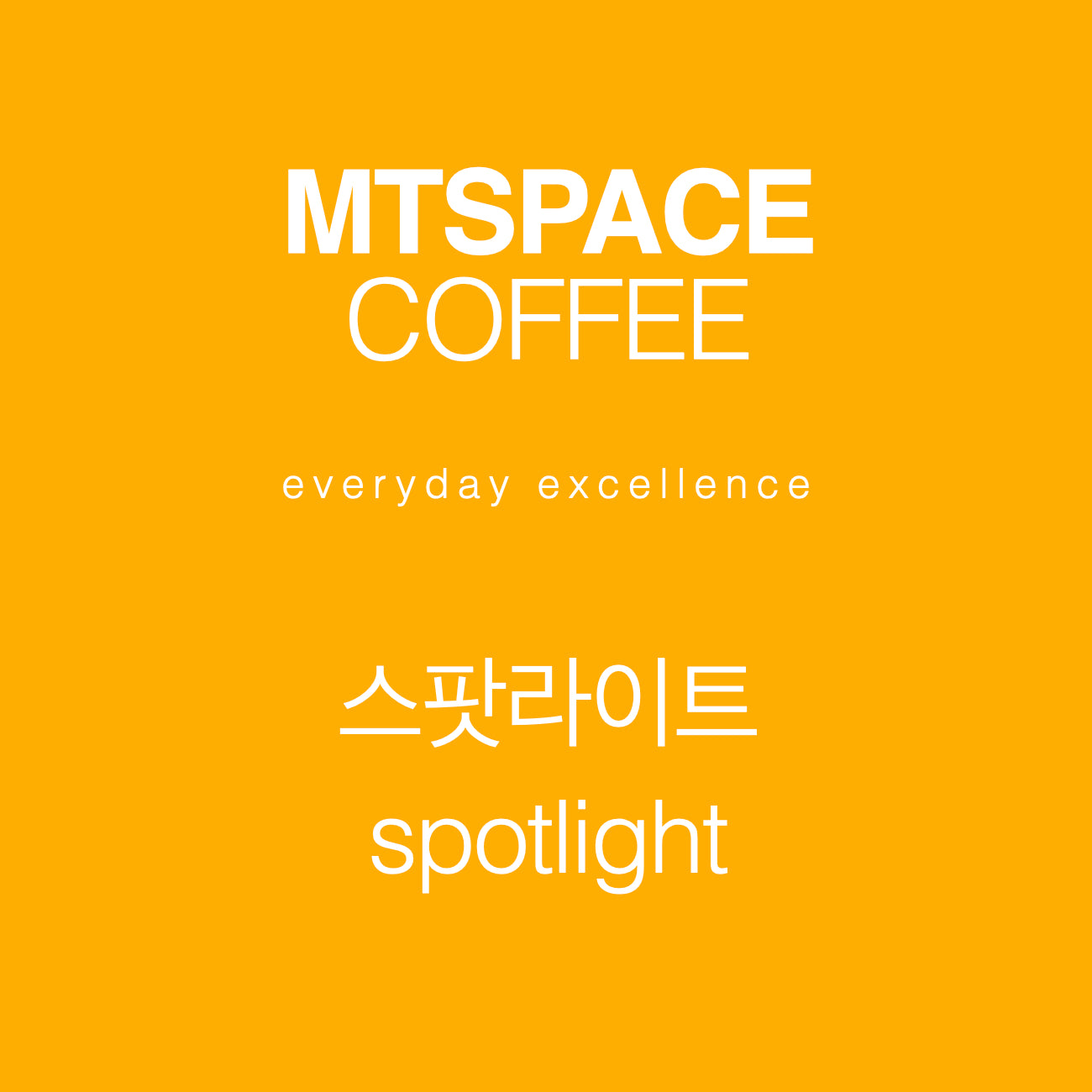 [블렌드] 스팟라이트 spotlight